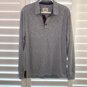 TRUE GRIT MENS LONG SLEEVE POLO